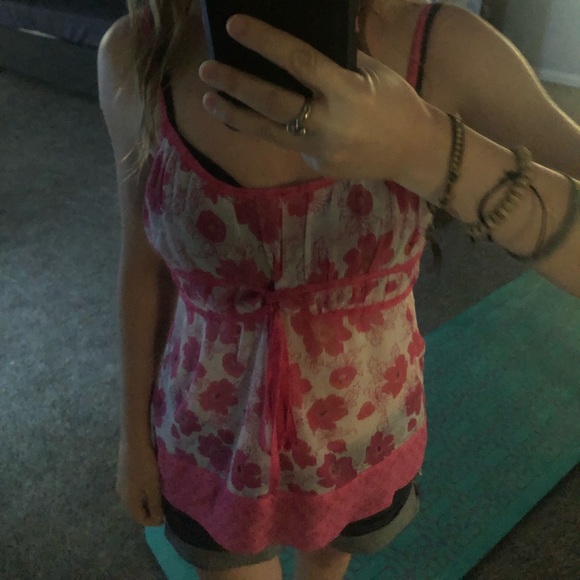 Guess Sheer Tank Top - Sz S-M - Picture 9 of 9